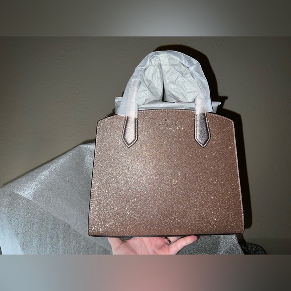 Kate Spade Tinsel Satchel Rose Gold - Picture 2 of 5